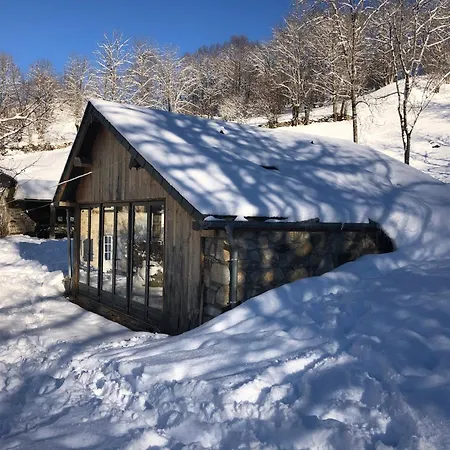 Le Domaine De Castille - Chalet Pyreneen De Charme - Spa De Nage Arrens-Marsous Exterior photo